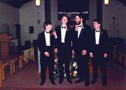 Men in the wedding